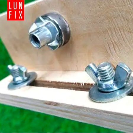 Nakrętka motylkowa M4 DIN315 ocynkowana 10szt.