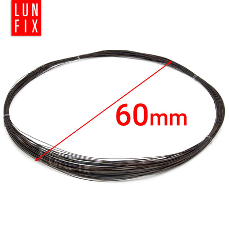 Drut wiązałkowy czarny żarzony (miękki) 1.2mm 100mb