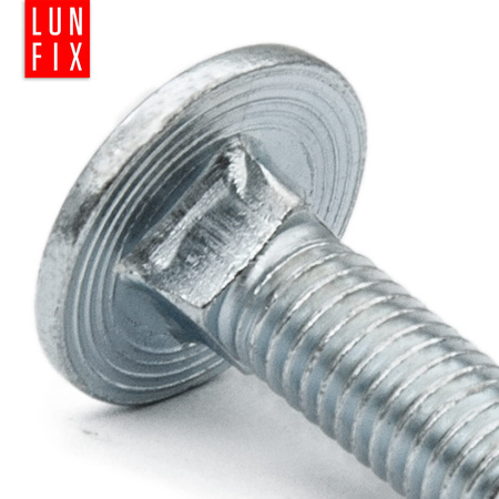 Śruby zamkowe M8x60mm ocynkowane łeb grzybkowy 1kg