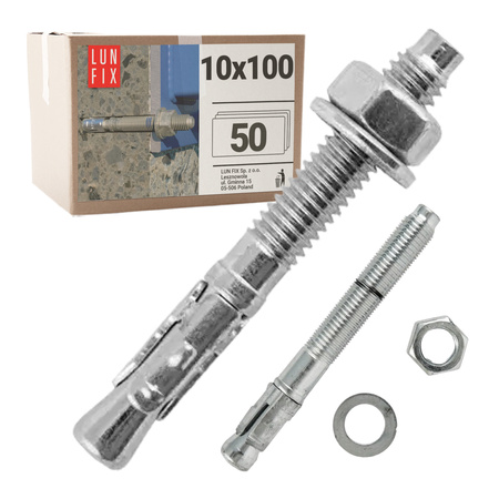 Kotwa ekspresowa do betonu 10x100 (50 szt.)