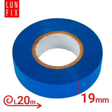 Taśma izolacyjna PVC niebieska 19mm 20m 1szt.