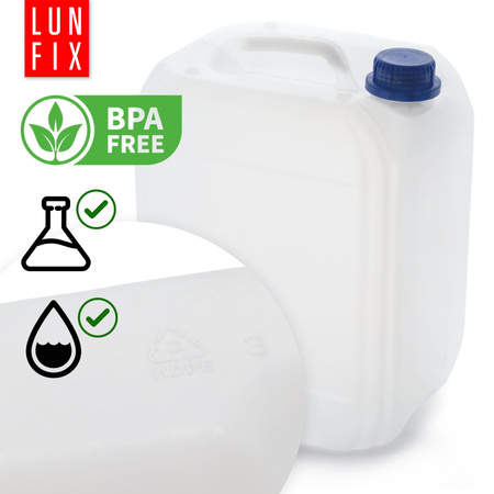 Kanister 10l zbiornik na wodę pojemnik baniak HDPE