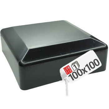 Nasadka na słupek 100x100 NSK100 czarna (1szt.)