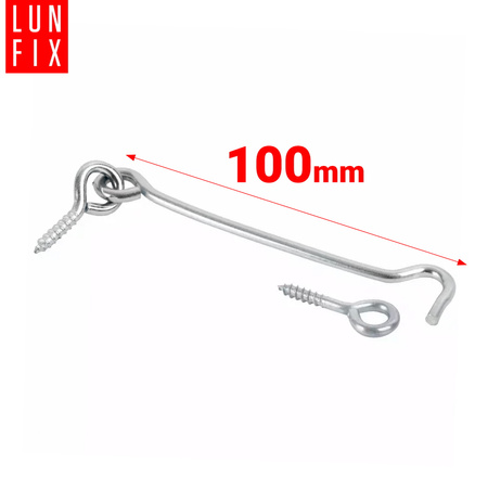 Haczyk okienny 100 mm zaczep 1 szt.