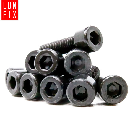 Śruba imbusowa M4 30mm czarny ocynk DIN 912 kl 8.8 10szt