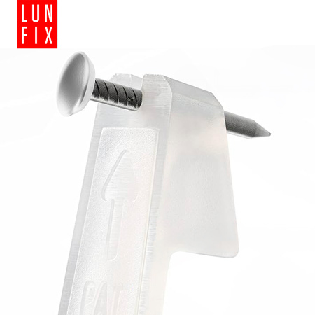 Gwoździe ozdobne do obrazków 2x35 mm srebrna szeroka główka 30szt.