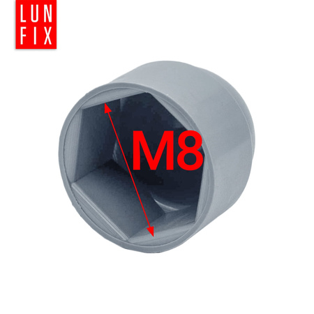 Zaślepka na śruby M8/13 maskownica kołpak szara 10szt