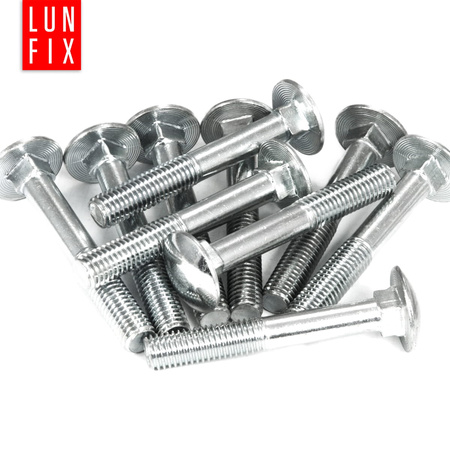 Śruby zamkowe M8x50mm ocynkowane łeb grzybkowy 1kg