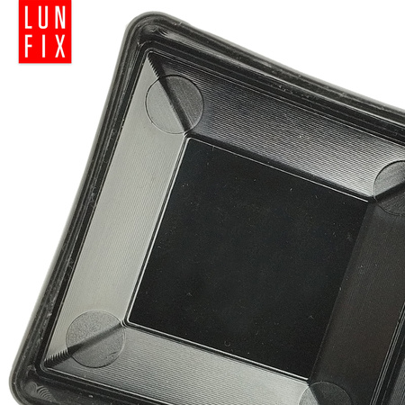 Nasadka na słupek 60x60 mm czarna daszek 10szt.