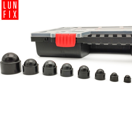 245 Set Abdeckkappen Shwarz M5-M20