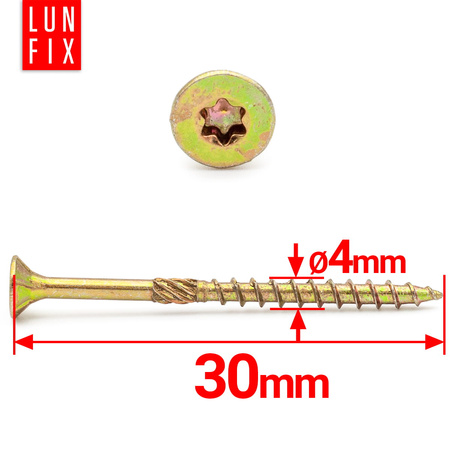Wkret cies stozk frez 4,0x030, T20, 500szt