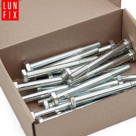 Śruba M14-160 ocynk DIN 931 kl 8.8 (1kg)