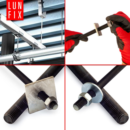 Pręt gwint. 10.9 czarny M16x1000 (1szt.)