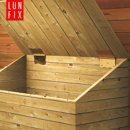 Zawias budowlany 100x100x2,0 mm ozdobny ocynkowany ZBB2 1szt.