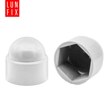 Zaślepka na śruby M6/10 maskownica kołpak biała 100szt.