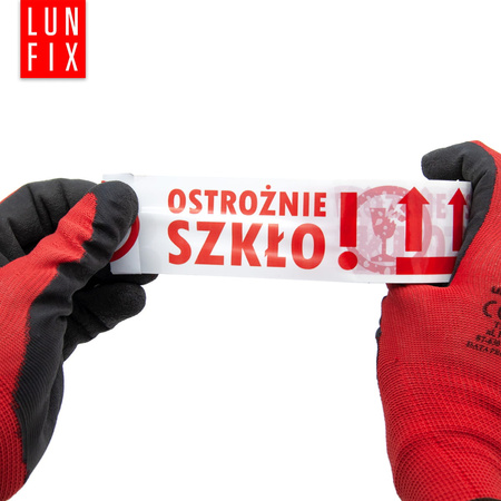 Taśma pakowa "ostrożnie szkło" 48mm/50y (1szt)