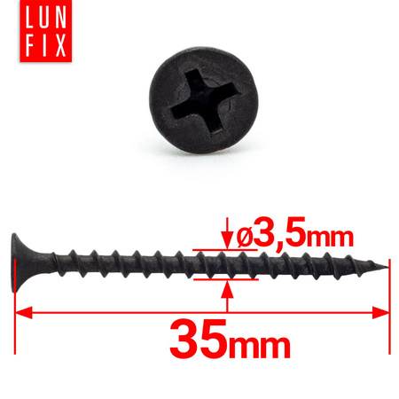 Wkret 010 do plyt g-k drew 3,5x035 1000szt