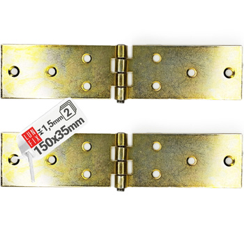 Zawias budowlany 150x35x1,5 mm prosty ocynkowany ZB2 2szt.