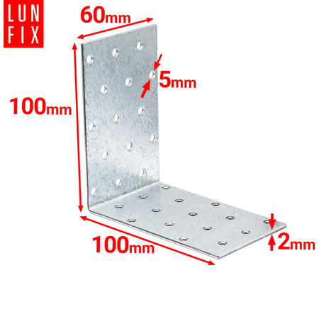KM15 katownik montazowy 100x100x60x2,0 (20 szt.)