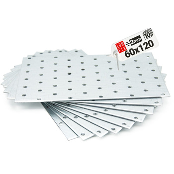 Płytka perforowana 120x60 łącznik płaski PP6 10szt