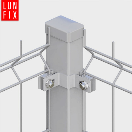 Obejma narożna 40x60 mm ocynkowana komplet
