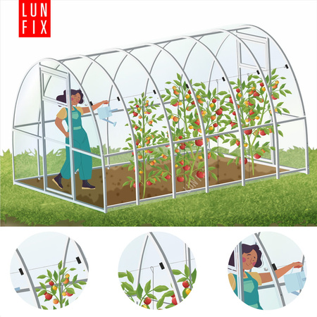 Zestaw do podwiązywania roślin w szklarni 6m (1op)