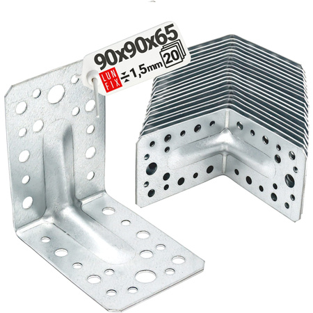 KPS1 katownik z przetlocz. 90x90x65x1,5 (20szt)