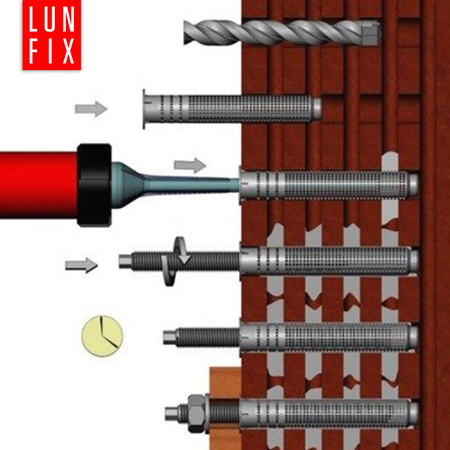 Tuleja siatkowa 12x60mm M6 (1szt.)