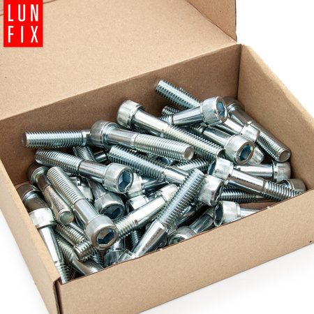 Śruby imbusowe M6x45 ocynkowane DIN912 klasa 8.8 20szt