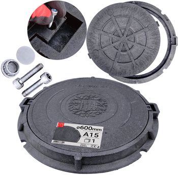 Wlaz DN 600 Grafit A15 (1szt.)