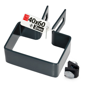 OBEJMA 40x60 koncowa grafit komplet (1kpl.)