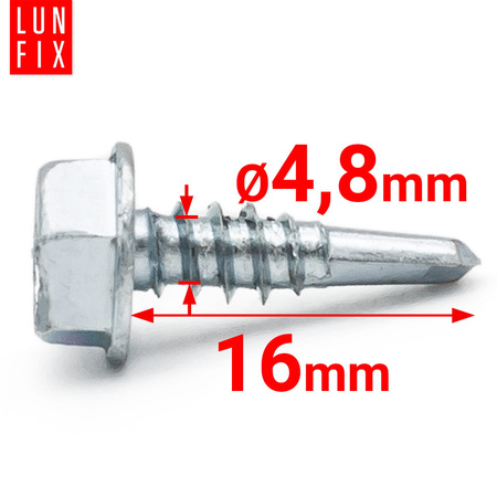 Wkret DIN7504K sam.sześć 4,8x16 ZN (100szt)