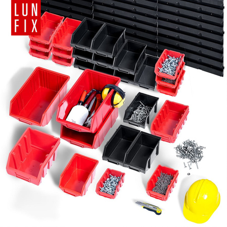 Kuweta warsztatowa czerwona 160x98x70 1szt.