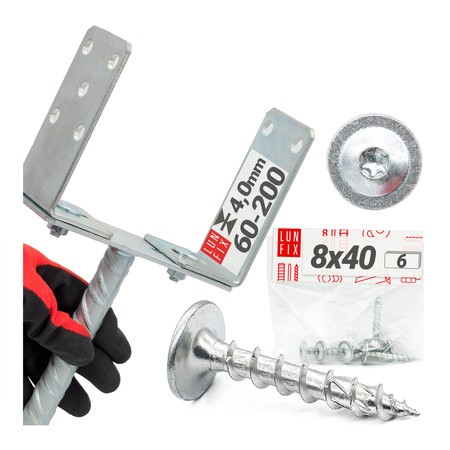 PS20 reg. z pretem 60-200(1 szt),Wkret 8x40B(6szt)