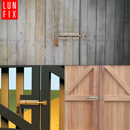 Zasuwa ryglowa 280x80mm drzwi garażu PRAWA ocynkowana WRK280