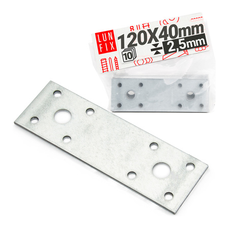 Łącznik płaski 120x40x2,5 LP2 10szt.
