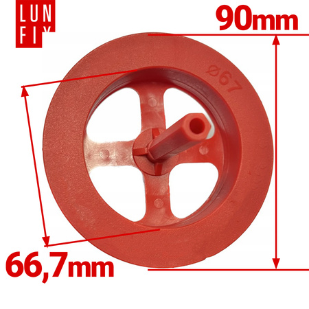 Frez tworzywowy do styropianu 1szt.