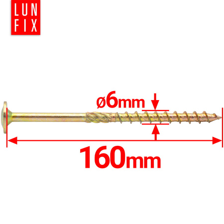 Wkret cies talerzowy 06x160/75 T30 50szt