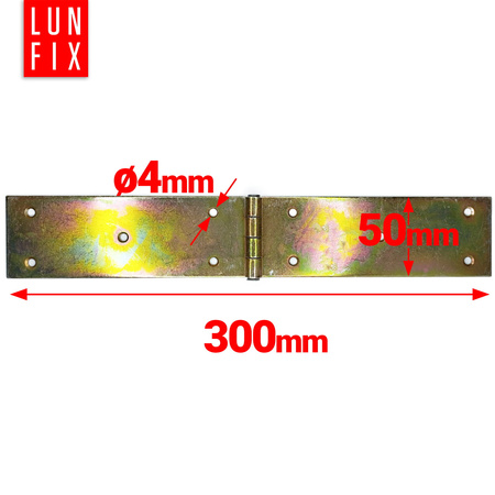 ZB30 Zawias budowlany 300x50x2 (1szt.)