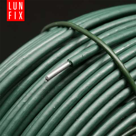 Drut PCV d/2,6 mm 100m zielony ogrodniczy (1rol.)