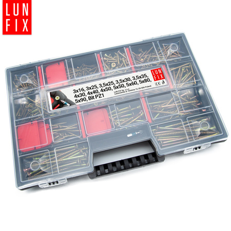 Zestaw Wkretów 007 hartow.ch duży +bit (770szt.)