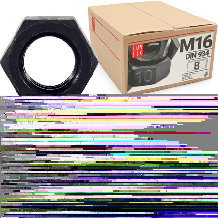 Nakrętka sześciokątna M16 DIN 934 klasa 8 ocynkowana 8szt.