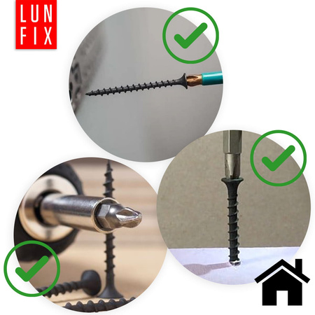 Wkręty do płyt gipsowych g-k 3,5x51 do profili metalowych KSGM 500 szt.