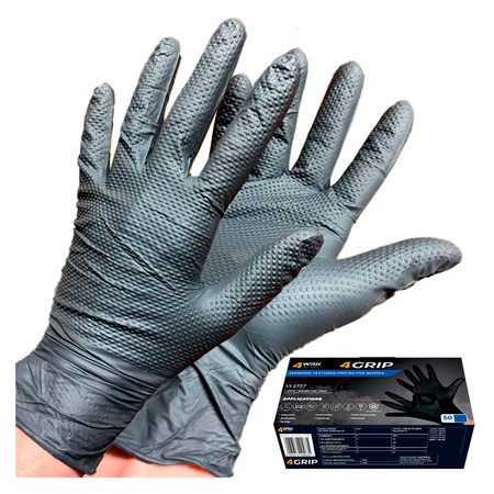 Rękawice robocze nitryl bezpudr 11-XXL 50szt (1op)