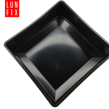 Nasadka na słupek 100x100 mm czarna daszek 10szt.