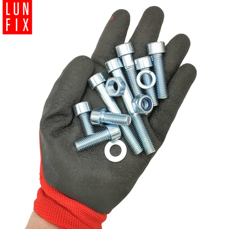 Sada válcových šroubů, matic a podložek M10 390 kusů