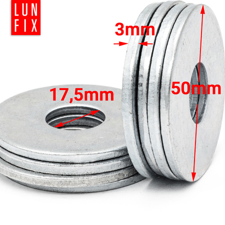 Podkładka okragla Pow ZN DIN9021 M16 (1kg)