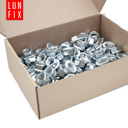 Nakrętka kołnierzowa DIN6923 M10 ocynk  (5 kg)