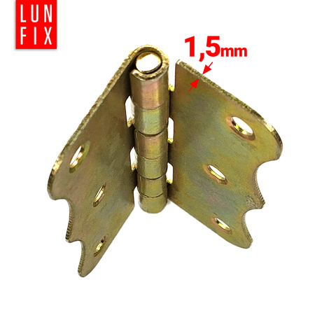 Zawias budowlany 80x63x1,5mm ozdobny ocynkowany ZO80 1szt.