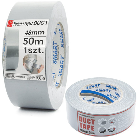 Taśma naprawcza typu Duct Tape srebrna 48mm/50m